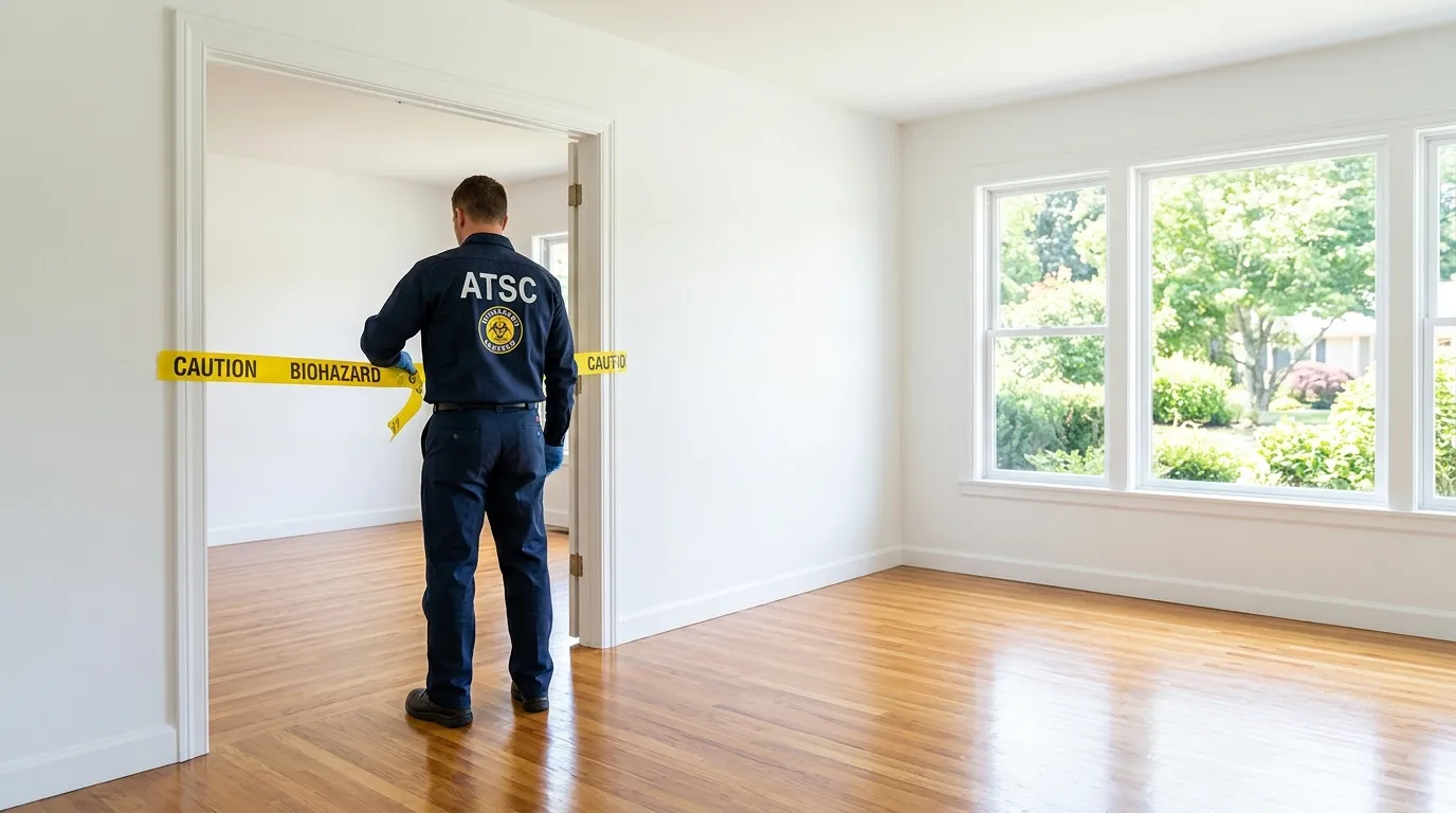 Certified biohazard cleanup crew performing Crime Scene Cleanup in Winston-Salem